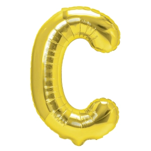Balon foliowy litera C złoty 40cm N