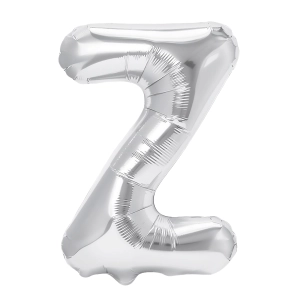 Balon foliowy litera Z srebrny 40cm N