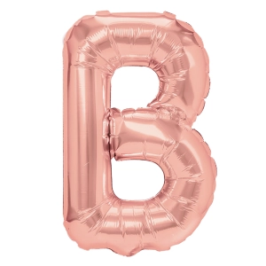 Balon foliowy litera B rose gold 40cm N