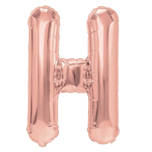 Balon foliowy litera H rose gold 40cm N