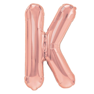 Balon foliowy litera K rose gold 40cm N