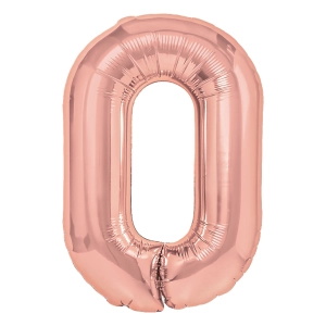 Balon foliowy litera O rose gold 40cm N