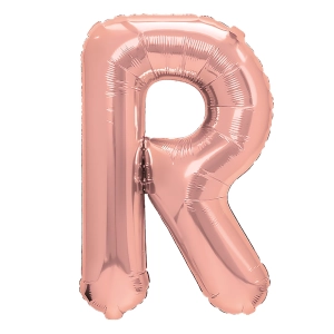 Balon foliowy litera R rose gold 40cm N
