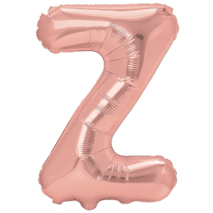 Balon foliowy litera Z rose gold 40cm N