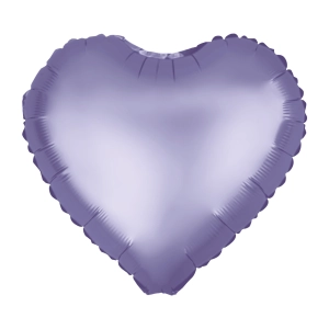 Balon foliowy Serce matowy fioletowy 18cali N
