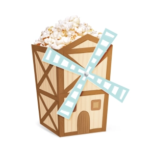 Pudełko na popcorn Farma 6szt.