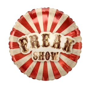 Balon foliowy Halloween Freak Show 45 cm 
