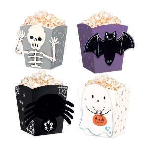 Pudełko na popcorn Halloween Spooky Friends 4 szt