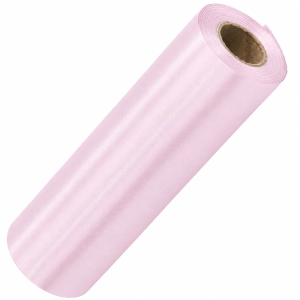Satyna dekoracyjna jasnoróżowa 16 cm x 9 m