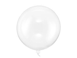 Balon Bubble, 60 cm, transparentny