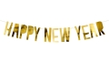 Baner Happy New Year złoty 90cm