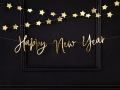 Baner Happy New Year złoty 66cm