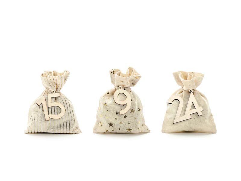 Kalendarz adwentowy woreczki