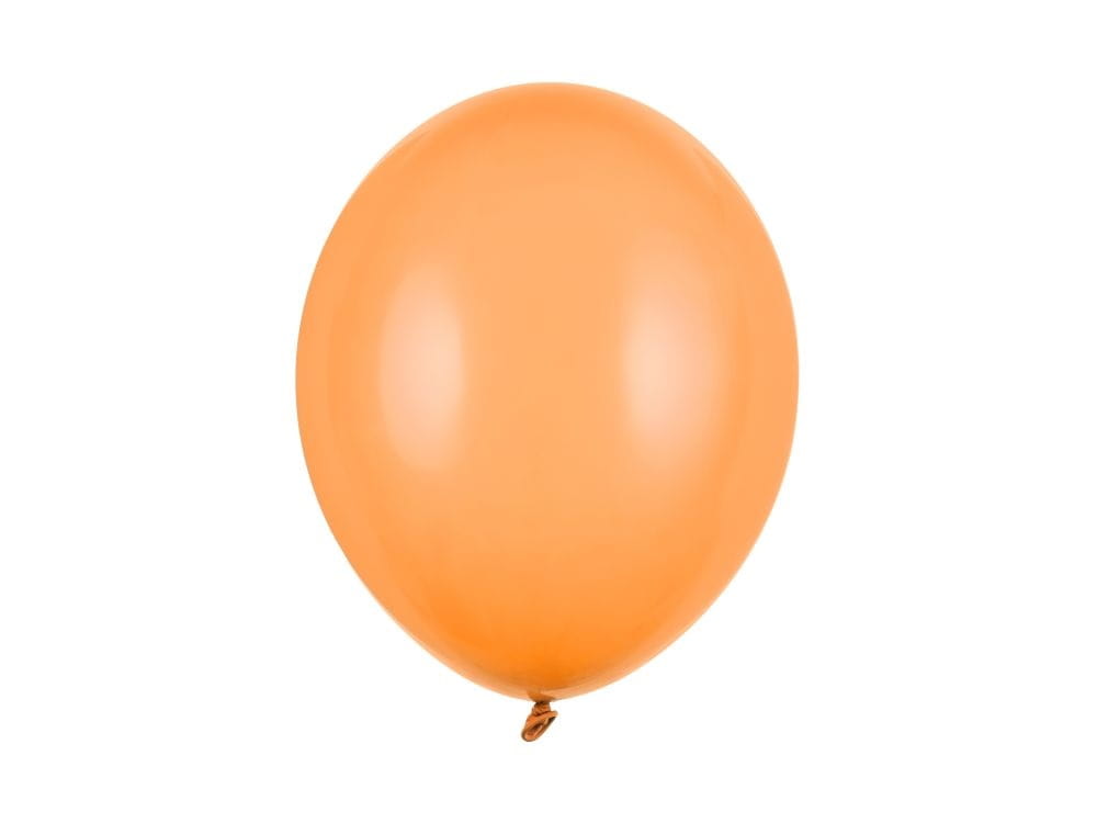 Balon jasny pomarańczowy pastelowy 27cm 1szt