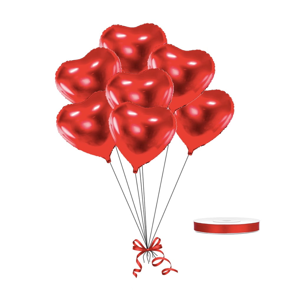 Bukiet z balonów serca czerwone