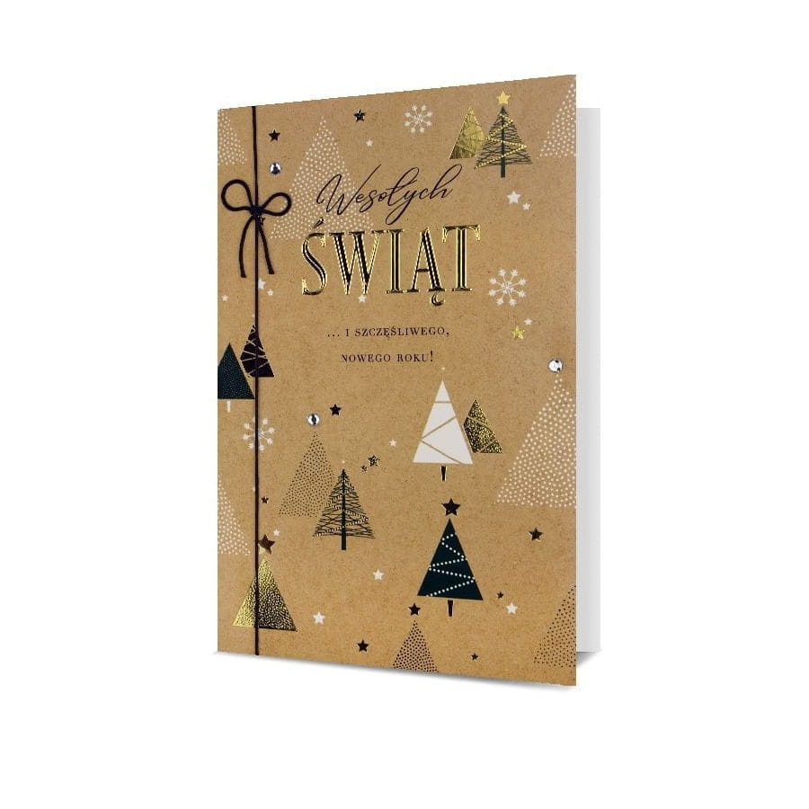 Kartka Świąteczna - Wesołych Świąt - HM100-1065