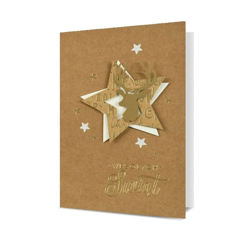 Kartka Świąteczna - Wesołych Świąt - HM200-2430