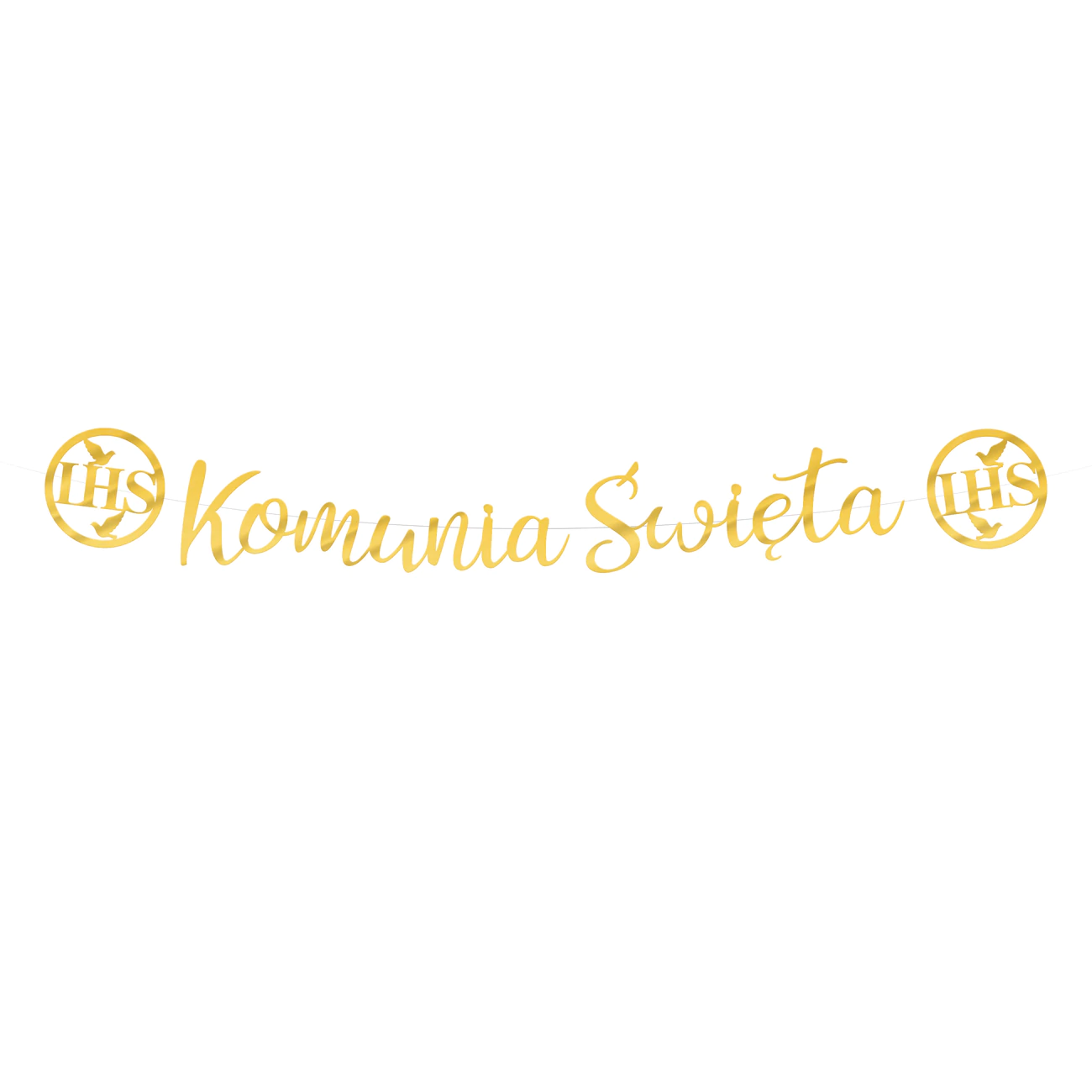 Baner Komunia Święta IHS 150cm