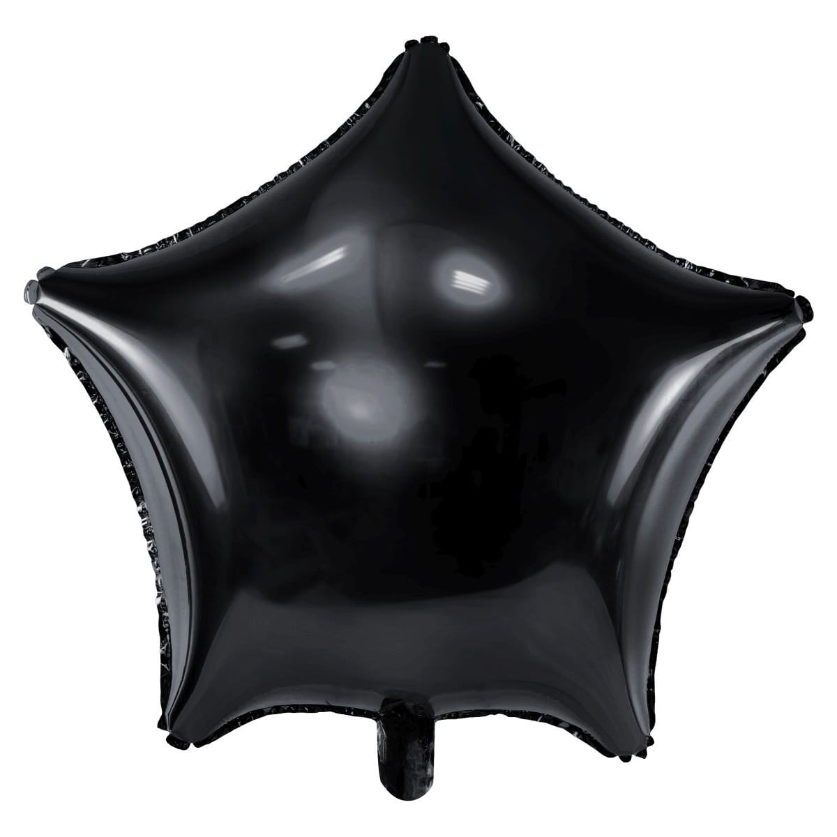 Balon foliowy gwiazda czarny 48 cm na hel