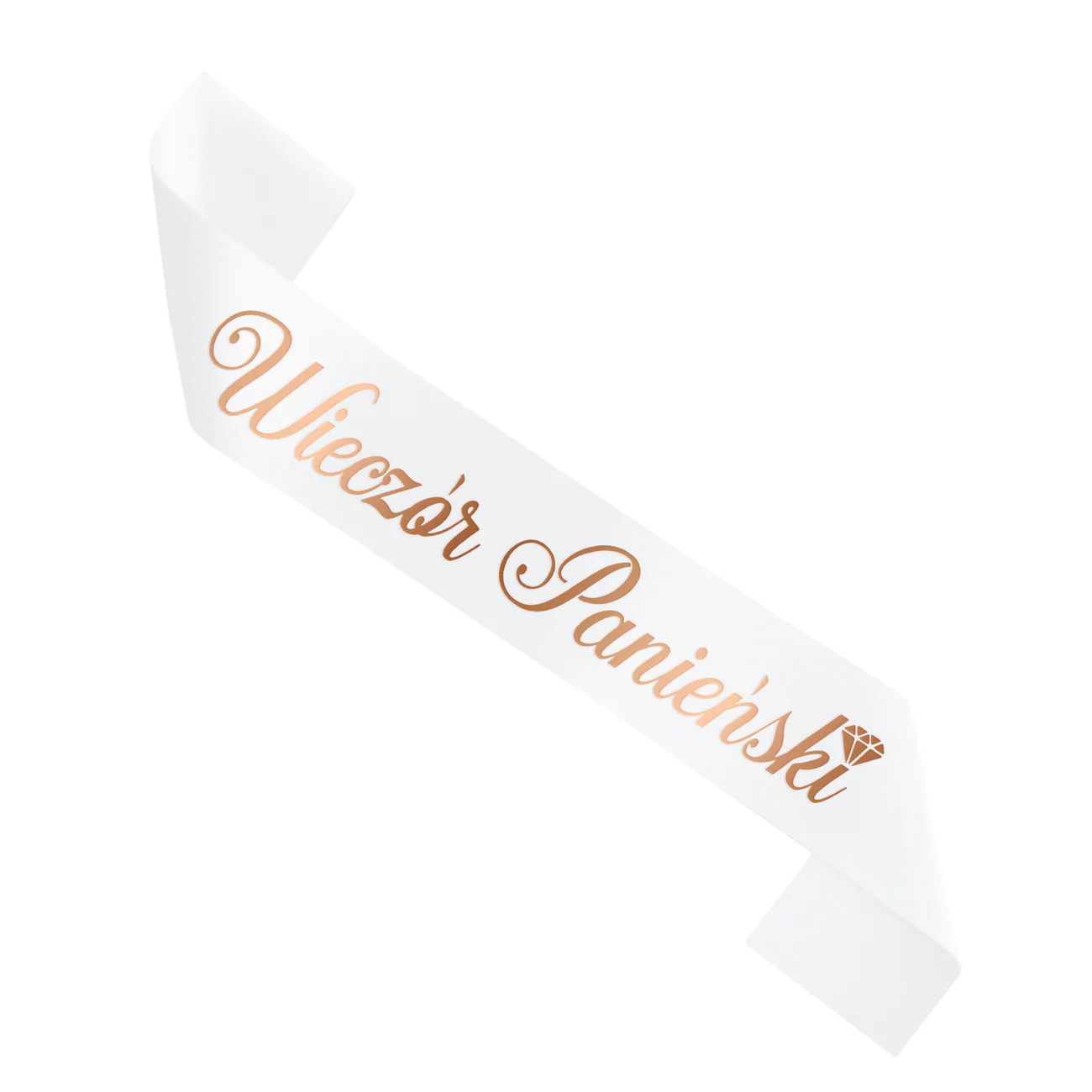 Szarfa wieczór panieński biała