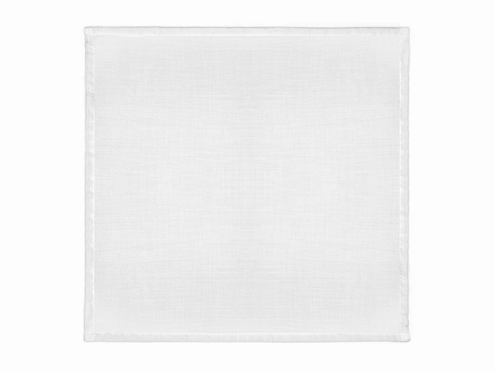 Serwetki materiałowe białe 40 cm x 40 cm 4 sztuki