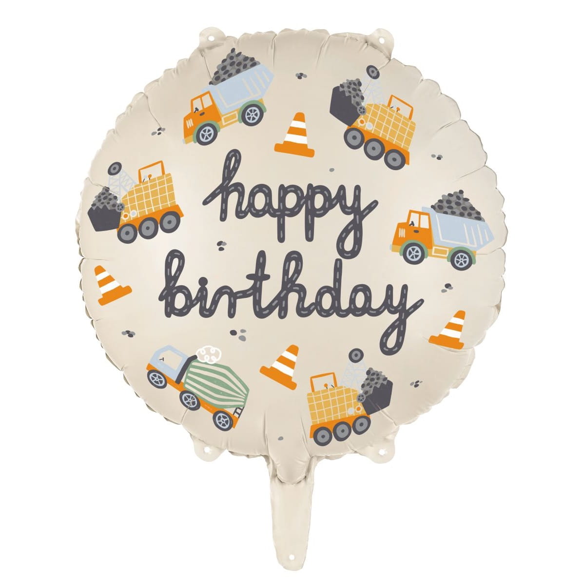 Balon foliowy pojazdy budowlane 45 cm