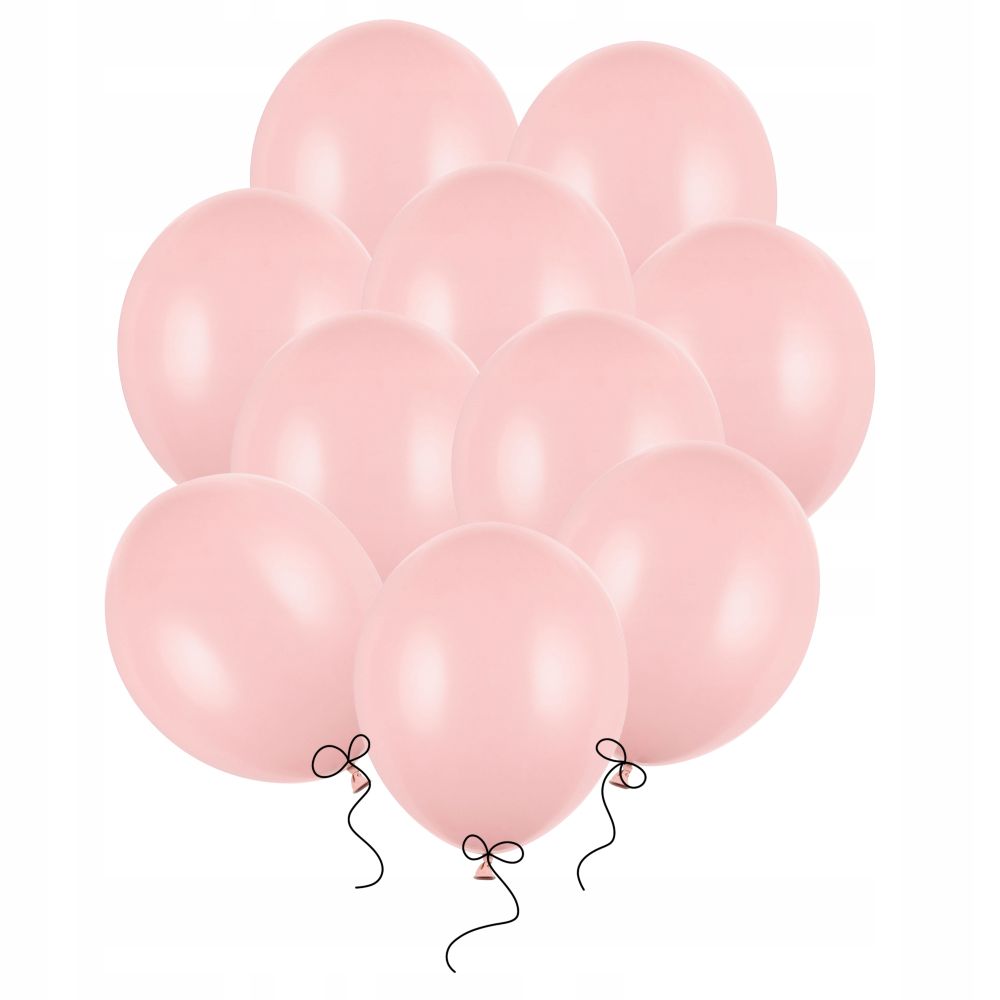 Balony blady róż pastelowe 30 cm 14 cali 100 szt.