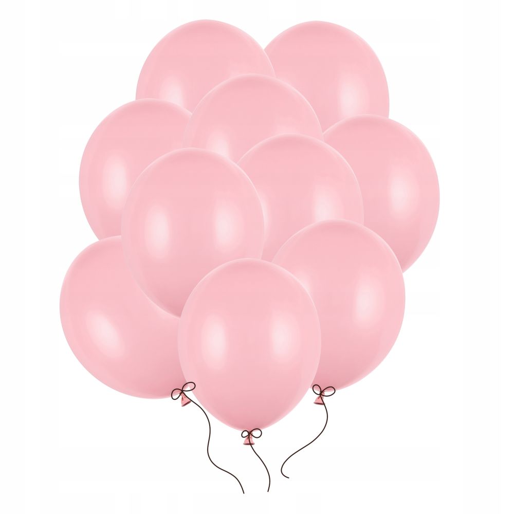 Balony jasnoróżowe pastelowe 30 cm 14 cali 50 szt.