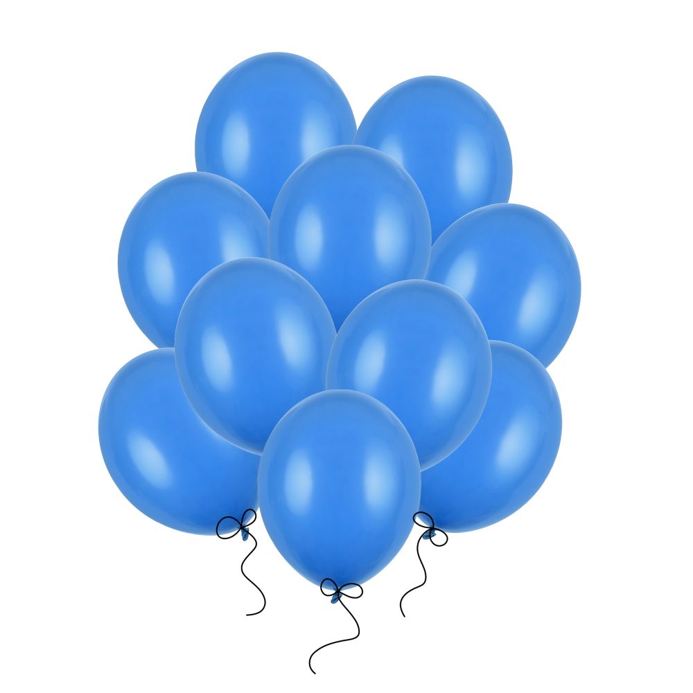Balony niebieskie chabrowe pastelowe 27 cm 12 cali 50 szt