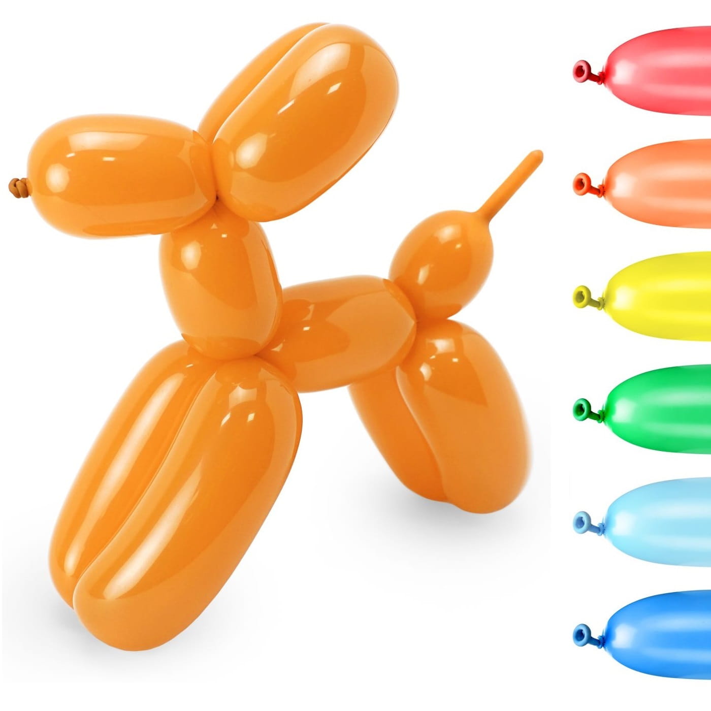 Balony do modelowania kolorowe pastelowe 130 cm