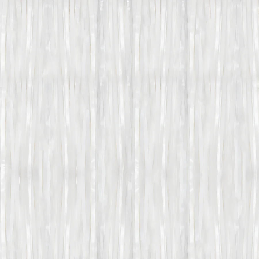 Dekoracyjna kurtyna imprezowa lameta biała 100 cm x 200 cm