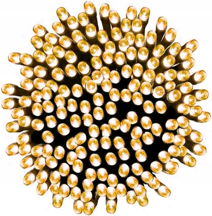 Lampki choinkowe 100 LED ciepłe białe 8 m