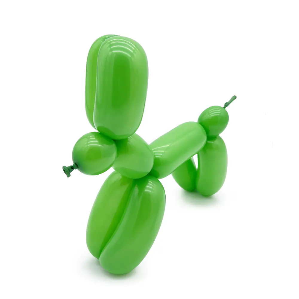 Balony do modelowania zielone pastelowe 140 cm 100 szt