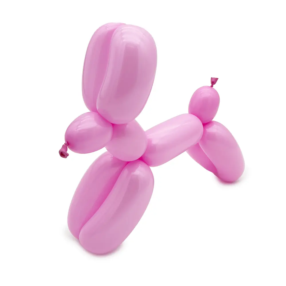 Balony do modelowania różowe pastelowe 140 cm 100 szt