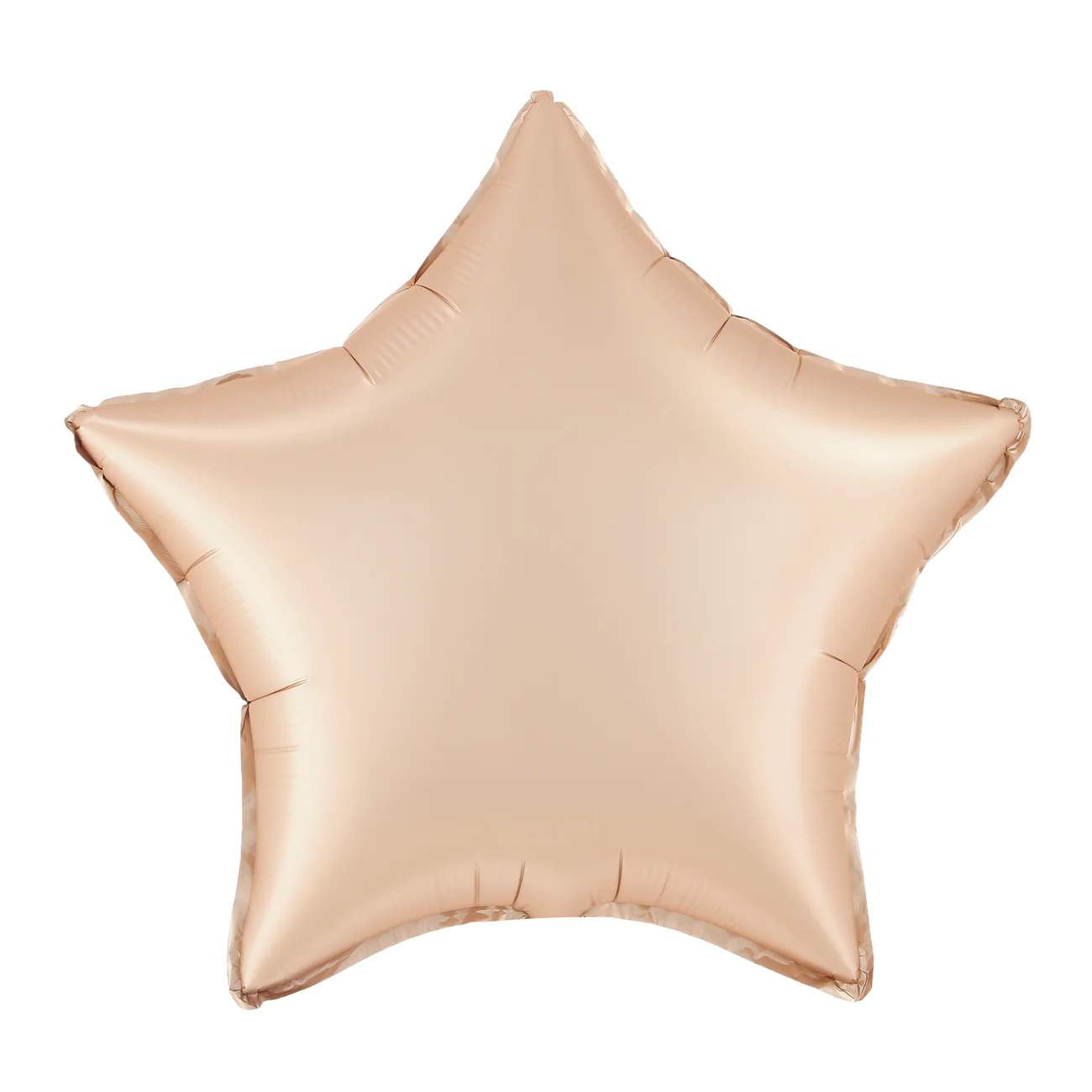 Balon foliowy gwiazda kremowy karmelowy 48 cm