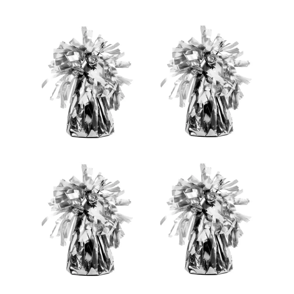 Ciężarki obciążniki do balonów srebrne 4 szt