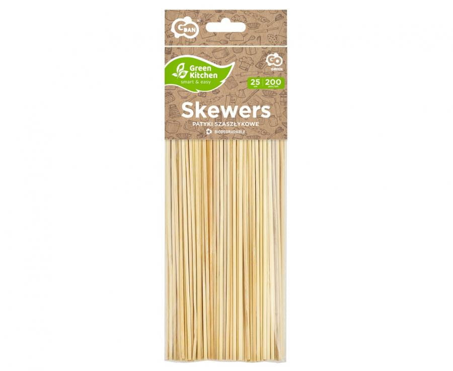 Patyczki do szaszłyków 25 cm 2,5 mm 250 szt