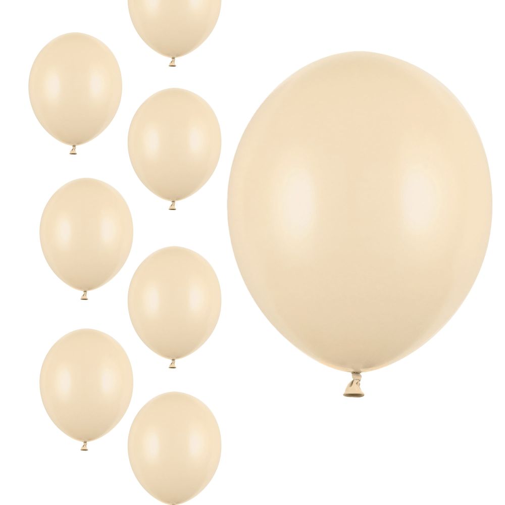 Balony alabaster pastelowe 12 cm 5 cali 100 szt