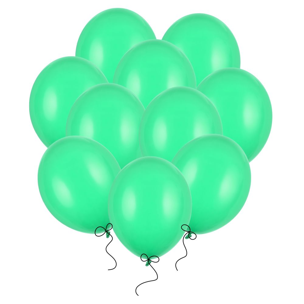Balony zielone pastelowe 30 cm 14 cali 10 szt