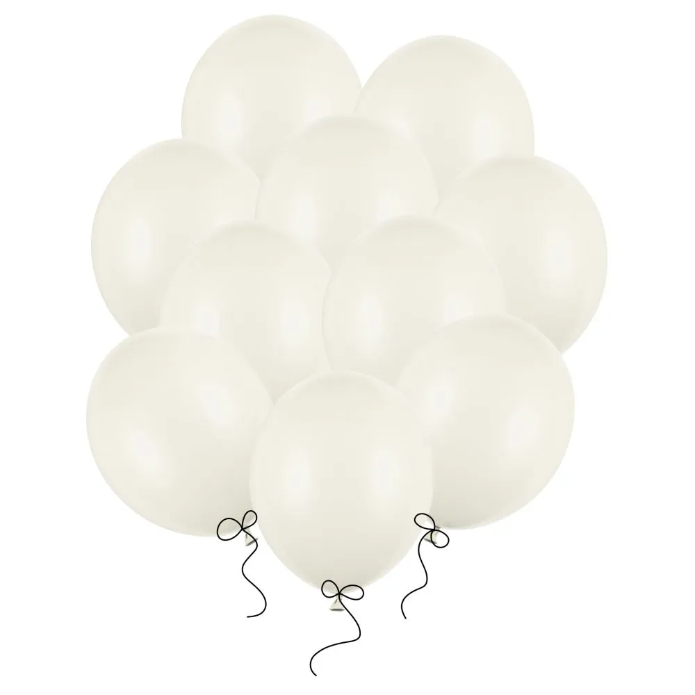 Balony kremowe pastelowe 30 cm 14 cali 10 szt.