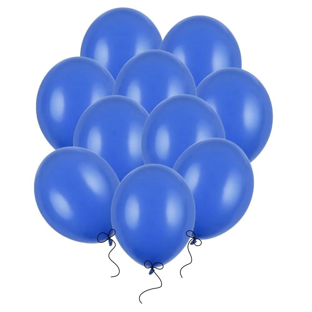 Balony niebieskie pastelowe 30 cm 14 cali 10 szt