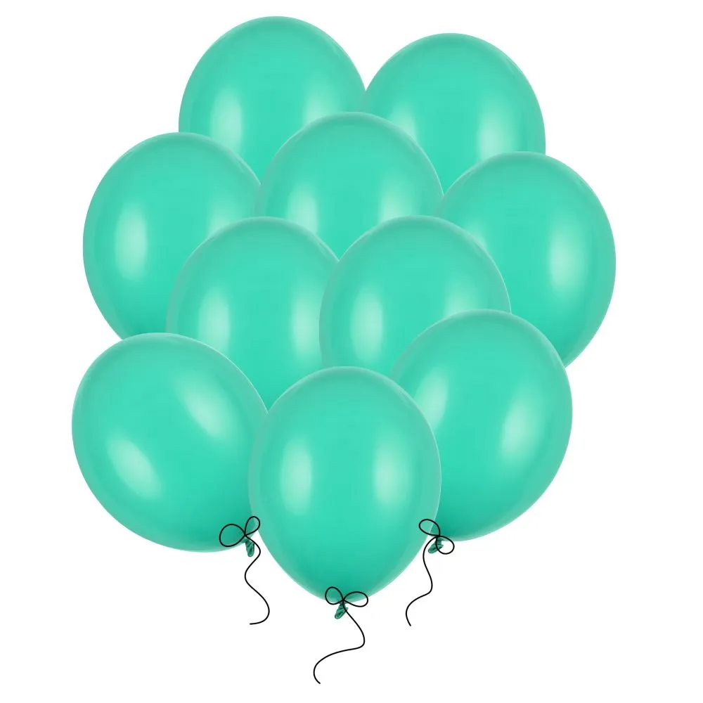 Balony miętowe pastelowe 30 cm 14 cali 100 szt
