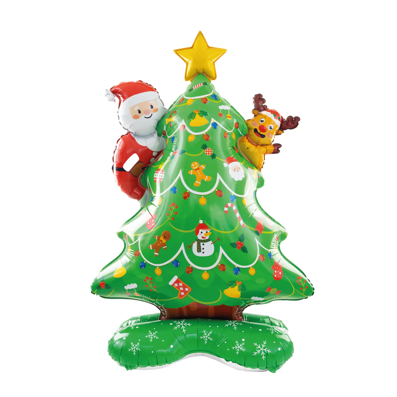 Balon foliowy stojący choinka 125 cm