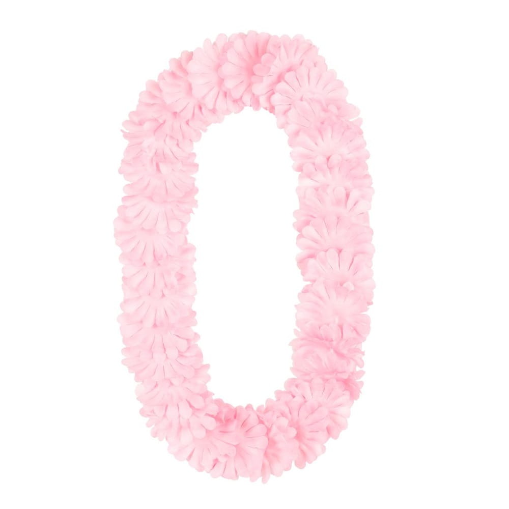 Naszyjnik hawajski jasny różowy 120 cm