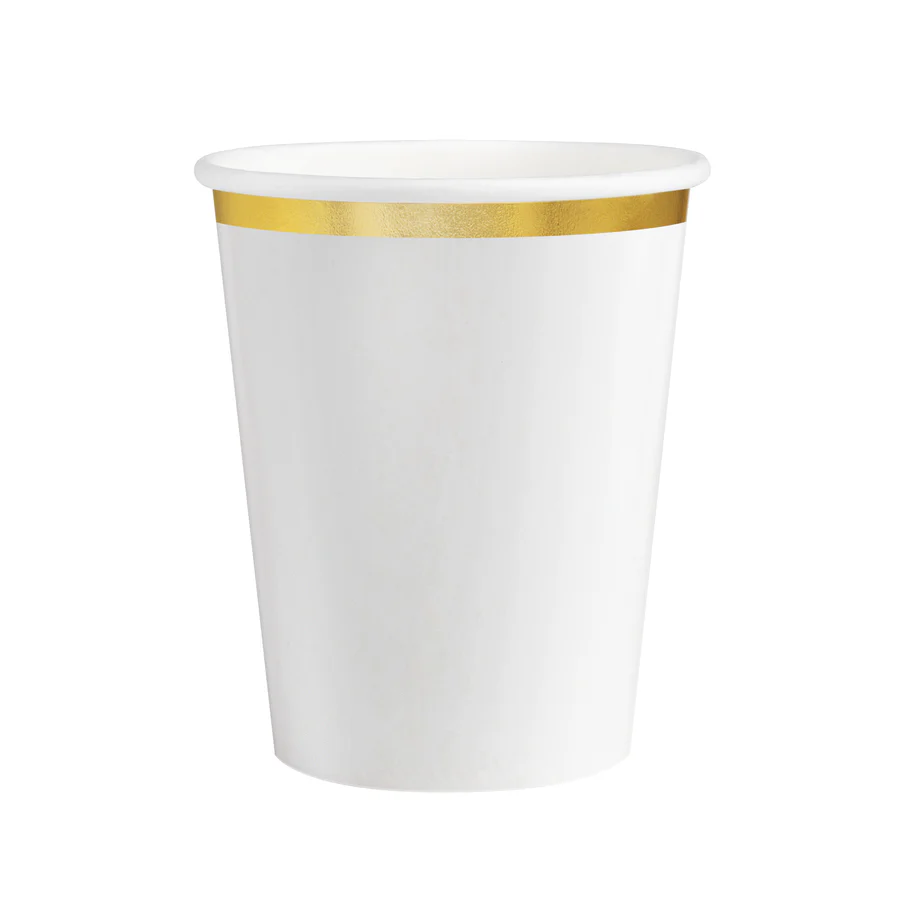 Kubeczki papierowe białe 220 ml 6 szt