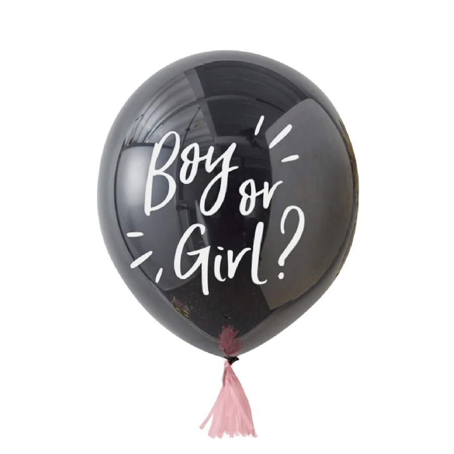 Balon na gender reveal - dziewczynka 90 cm