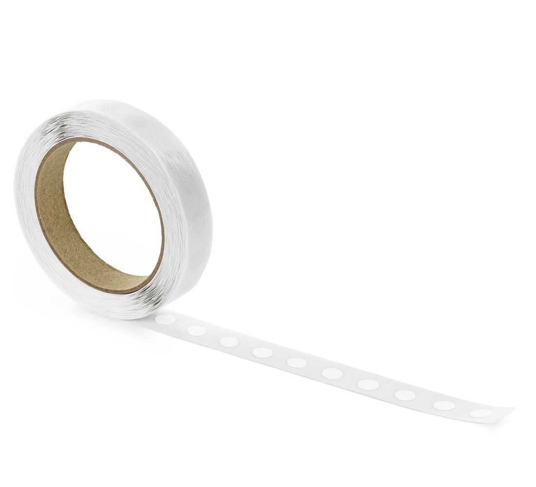 Dwustronne kropki klejowe do balonów 12 mm 1000 szt