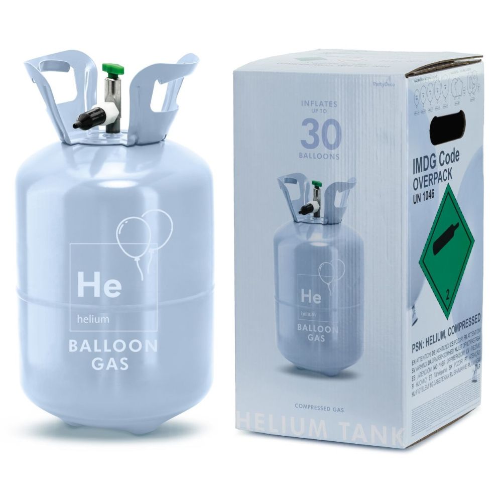 Butla z helem na 30 balonów