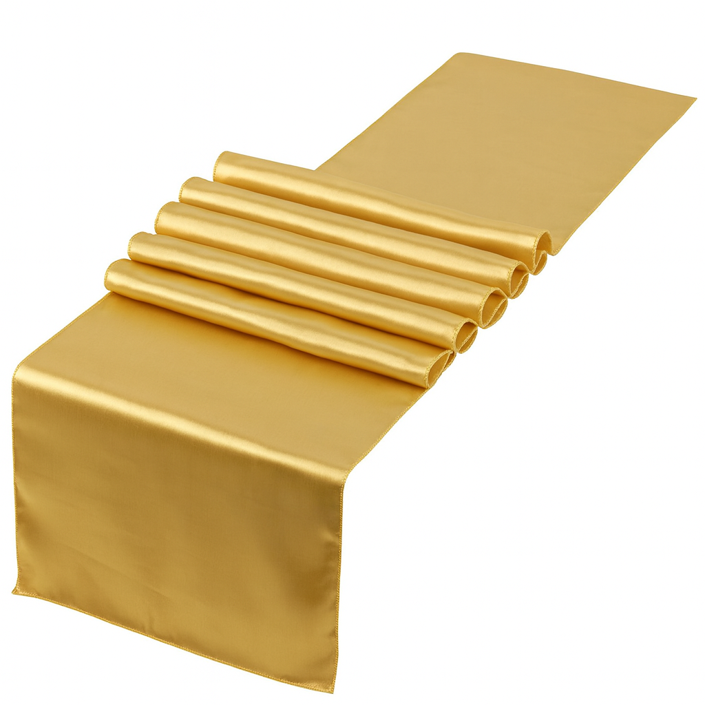 Satyna złota materiał 36 cm x 9 m