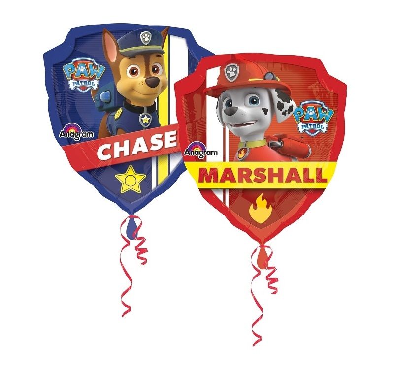 Balon foliowy Psi Patrol Chase & Marshall 60cm